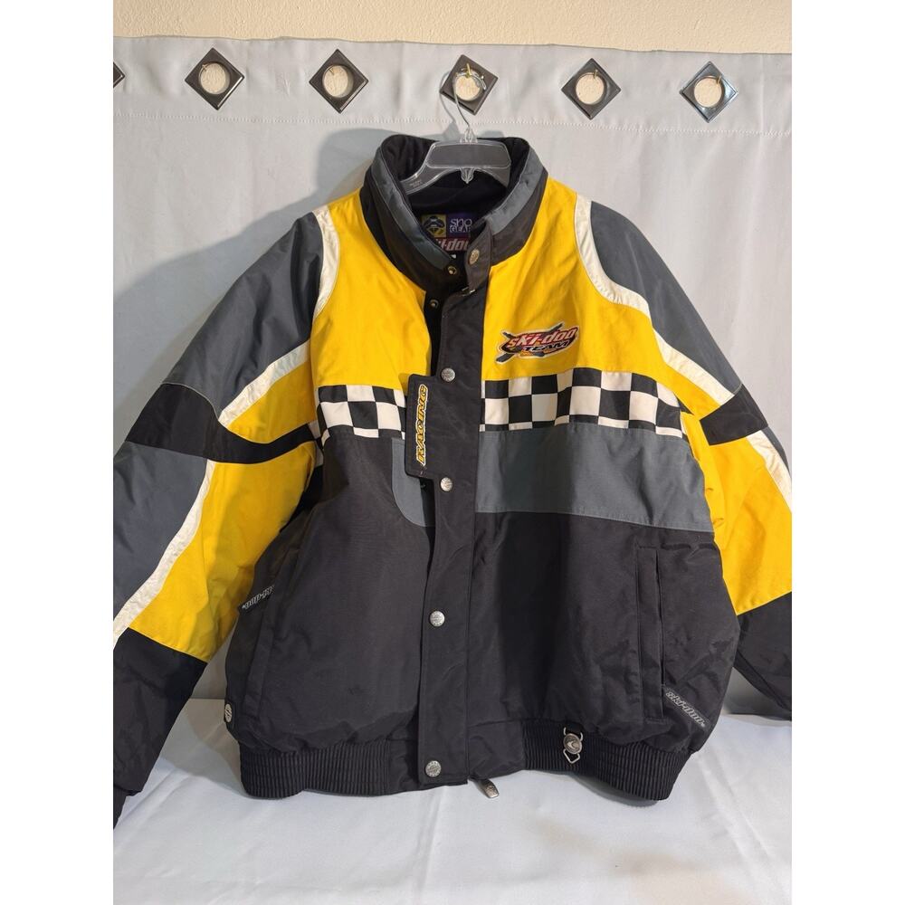 Ski-Doo X Team Racing Yellow Sno Gear Bombardier Snowmobile Jacket - 4X
